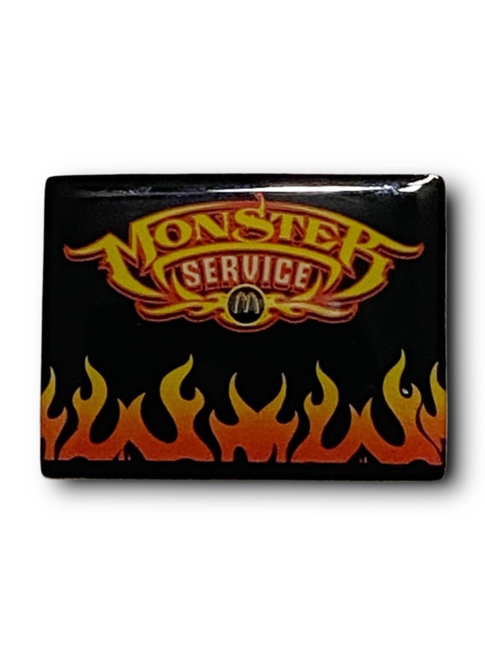McDonald’s Pin Monster Service 2015 Fire Flames Monster Energy Metal Lapel Pin